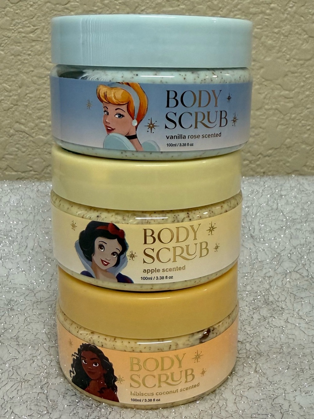 Disney Princess Trio Body Scrub Set
